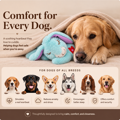 Calm Bunny™ Heartbeat Comfort Toy